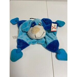 Zanies Puppy Snuggler Soft Cuddly Squeak Toy Teething Blanket